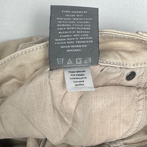 Torrid Boyfriend Straight Jeans Womens 22R Tan Khaki Vintage Stretch Mid Rise - Picture 9 of 9